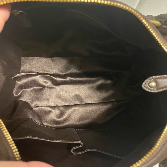 Coach Chocolate Brown Leather Satchel Handbag RN#F25151 - Picture 13 of 15